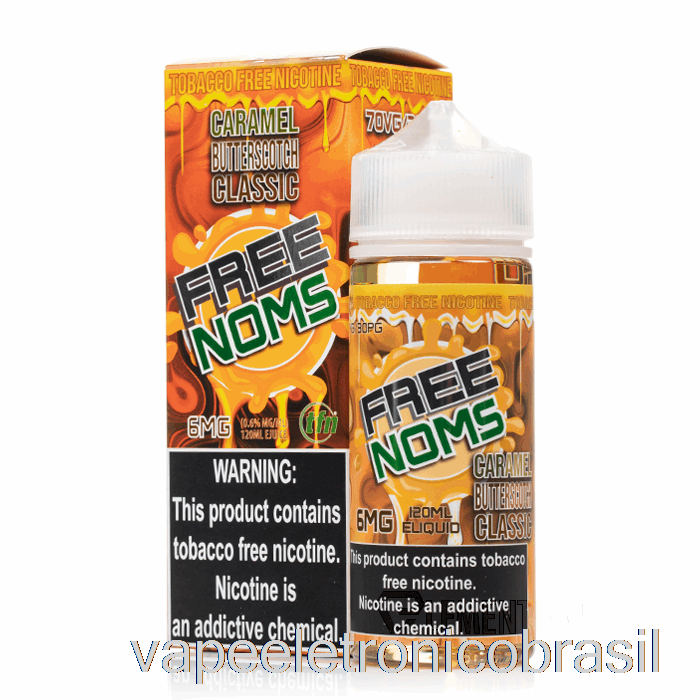 Vape Recarregável Caramelo Caramelo - Nomenon E-líquido - 120ml 6mg